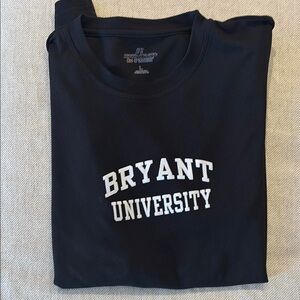 Black Bryant University men’s dri power t shirt